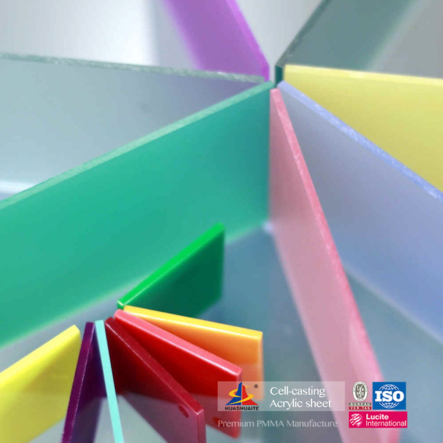 Цветной литой акриловый лист Прозрачный лист из плексигласа