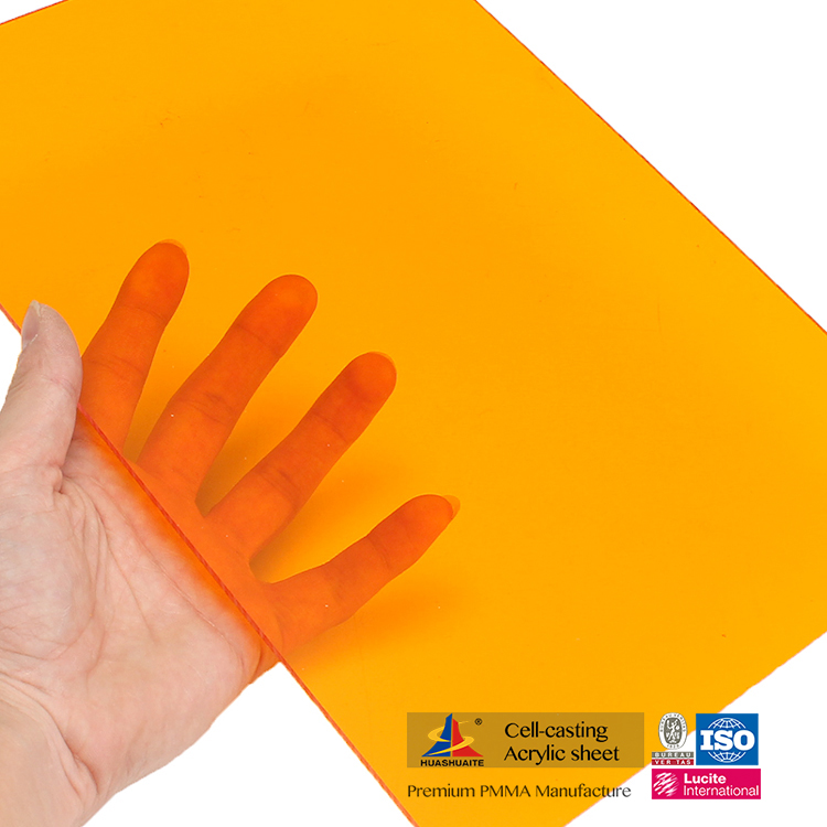 Цветной литой акриловый лист Прозрачный лист из плексигласа